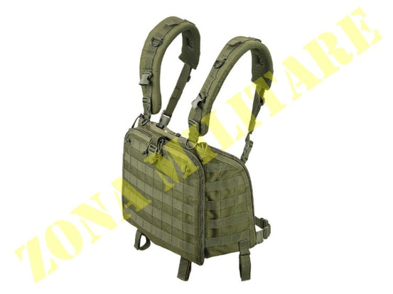 Tattico Defcon 5 Map Chest Rig Verde Od