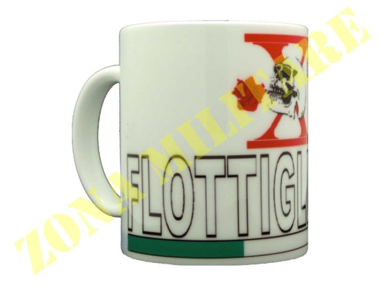 Tazza In Ceramica Con Stampa X° Flottiglia Mas
