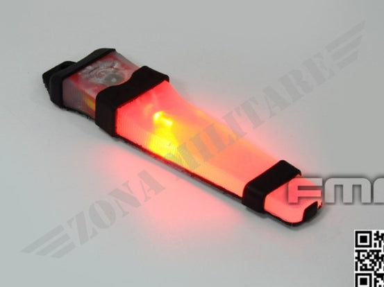 Safety Lite Rd Fma Colorazione Rossa Con Velcro Black