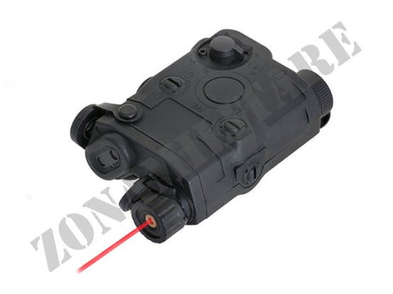 An/Peq-15 Battery Case + Red Laser Black Fma