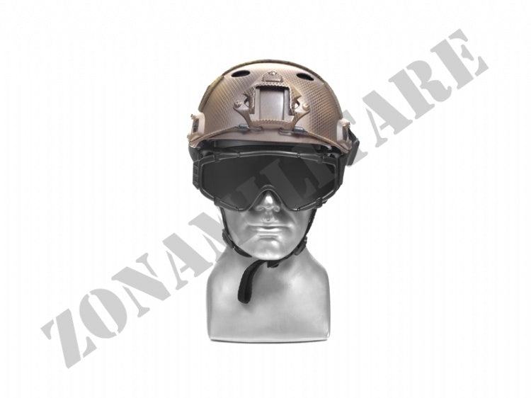Occhiale Protettivo Built Anti Appannante Fan Black Fma