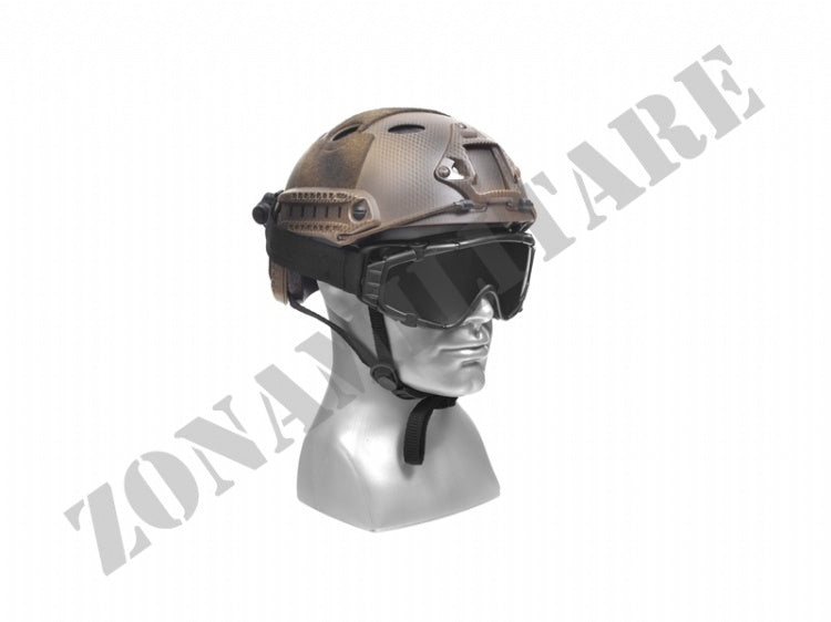 Occhiale Protettivo Built Anti Appannante Fan Black Fma