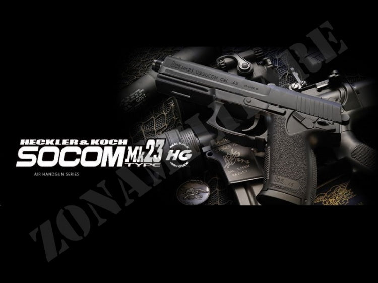 Pistola Tokyo Marui Socom Mk23 Black