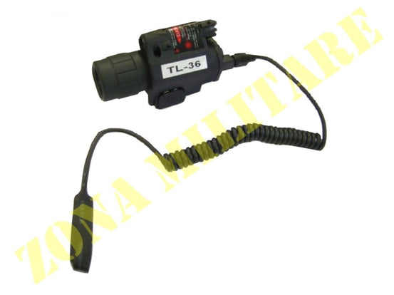 Torcia Royal Con Laser E Remoto Per Pistole