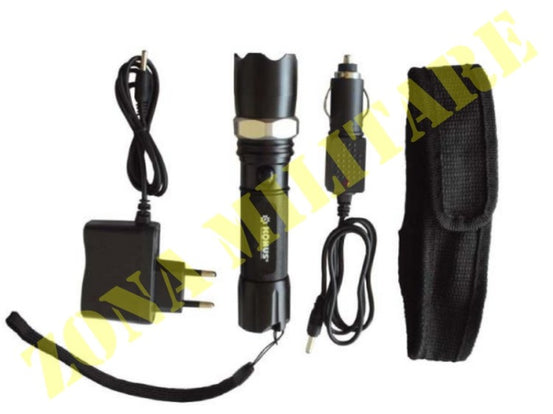 Torcia Led Cree Regolabile e Ricaricabile KONUS