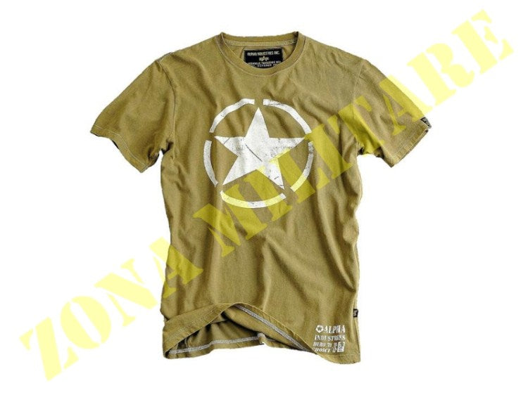 T-Shirt Alpha Industries Alpha Star Olive
