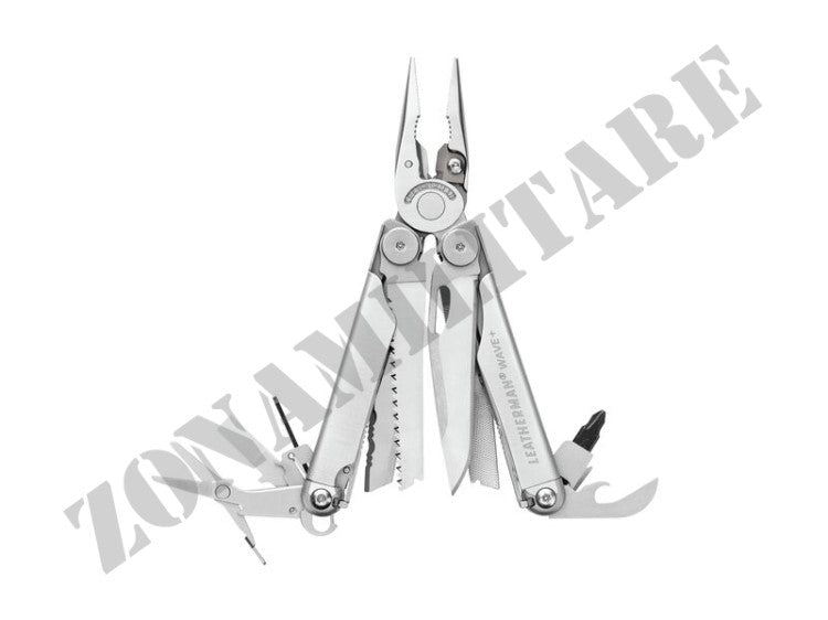 Multifunzione Wave Plus Steel  18 Utensili Leatherman