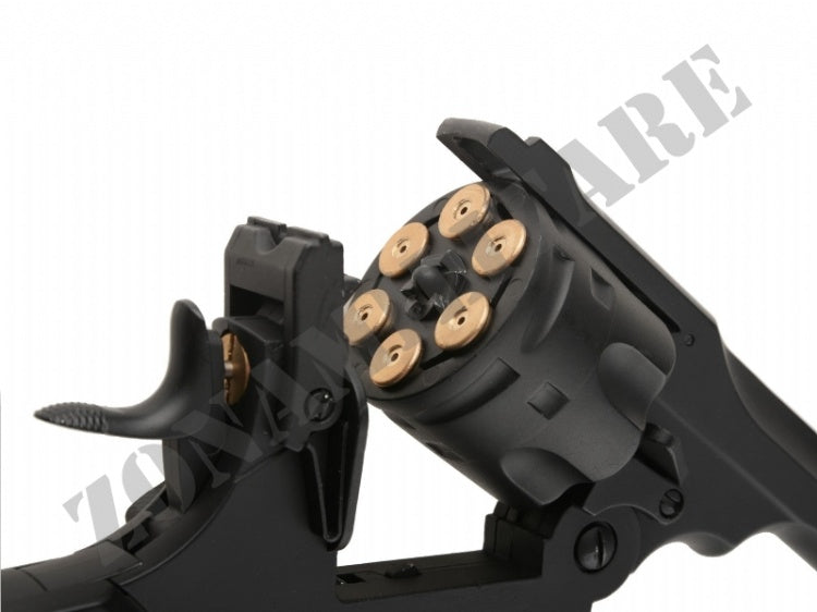 Revolver Replica Softair G293 Co2 Black Version Well