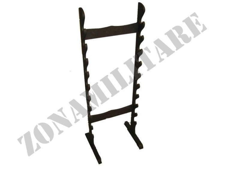 Espositore A 10 Postazioni Per Katane In Legno