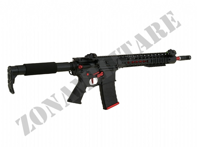Fucile Asr115X Spyder Ebb Full Metal Nero E Rosso Aps