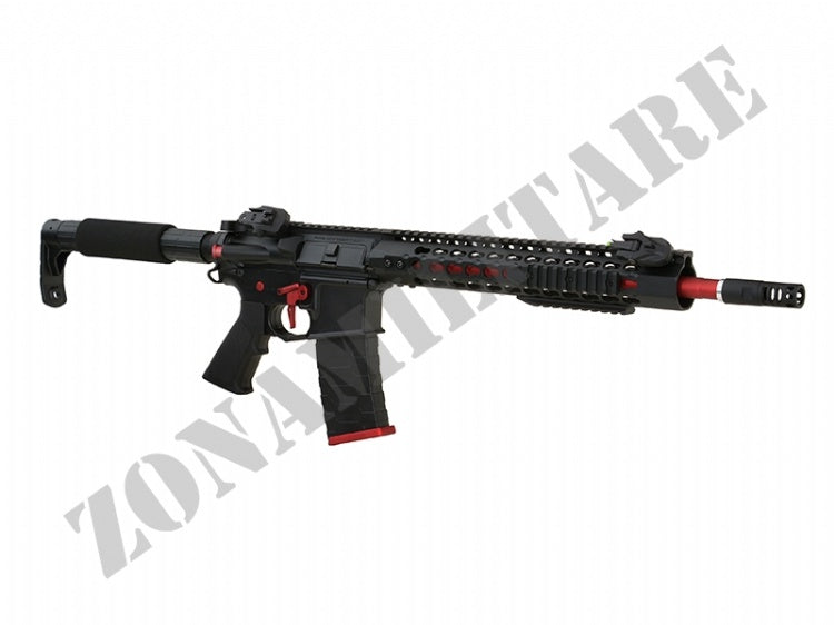 Fucile Asr115X Spyder Ebb Full Metal Nero E Rosso Aps