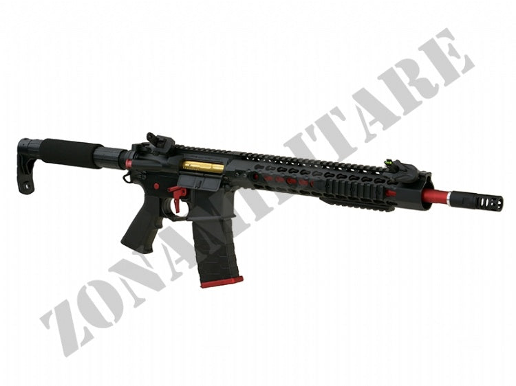 Fucile Asr115X Spyder Ebb Full Metal Nero E Rosso Aps