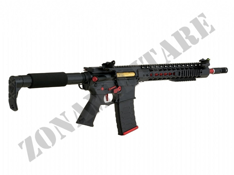 Fucile Asr115X Spyder Ebb Full Metal Nero E Rosso Aps