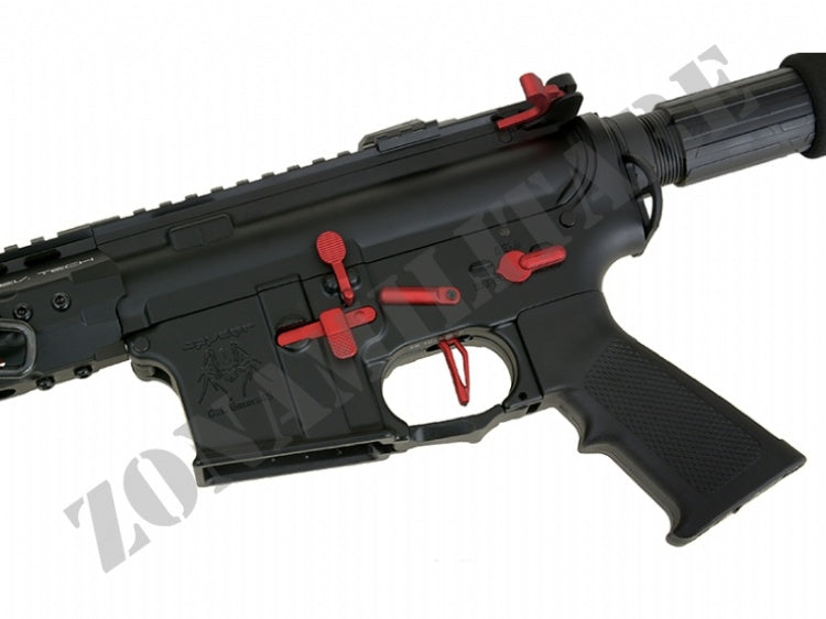 Fucile Asr115X Spyder Ebb Full Metal Nero E Rosso Aps