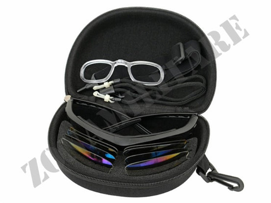 Occhiale Protettivo A Lenti Intercambiabili A 4 Colori
