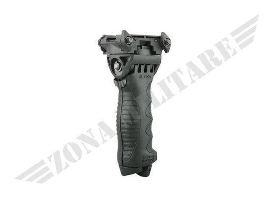 Impugnatura Sgancio Rapido Con Bipiede A Scatto Nera