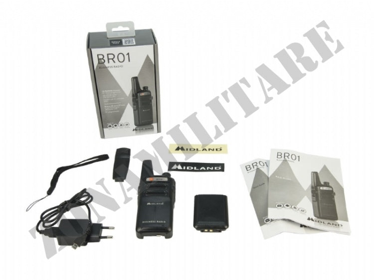 Radio Midland Br01 Black Hi Performance Professional