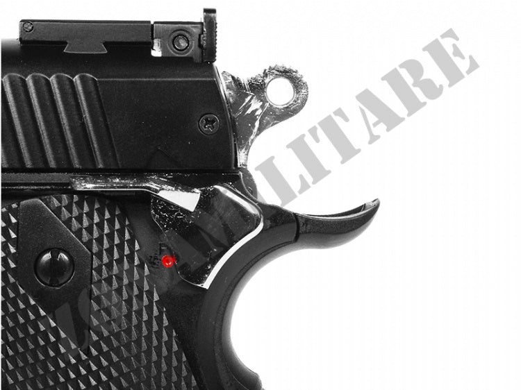 Pistola Us Combat 1911 Co2 semi SCARRELLANTE NERA Wing Gun