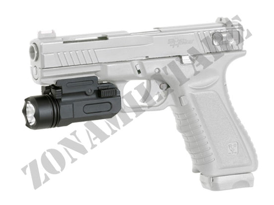 Torcia Tattica 150Lm Led Pistol Flashlight Black Pcs