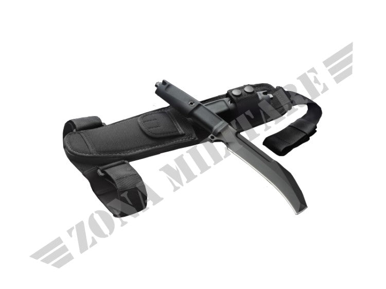 Coltello Lama Fissa Corvo Black Version