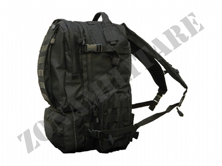 Zaino Militare Large Da 75 Litri Colore Nero Algi
