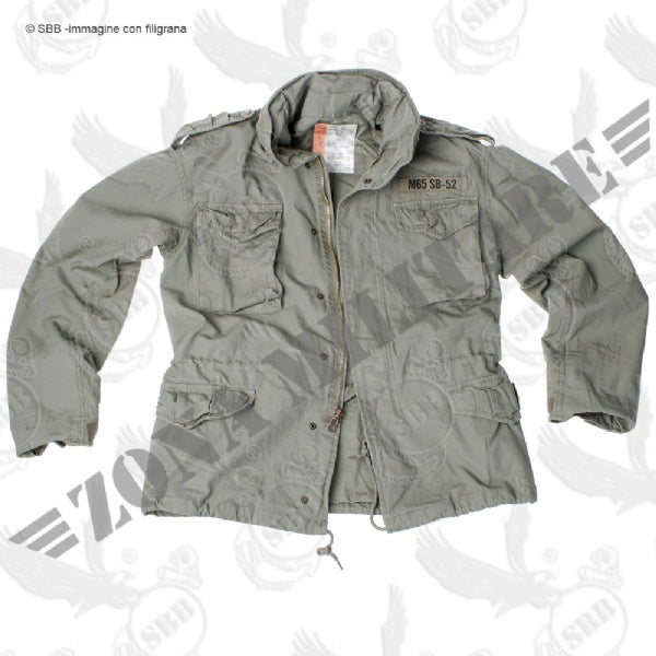 Giacca Field Jacket Modello M65 Sb Sbb Colore Olive