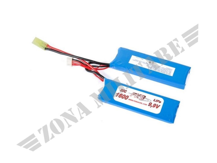 Batteria Life 9,9V 1600Mah 20C Double 3Xmm 100X33X10/5