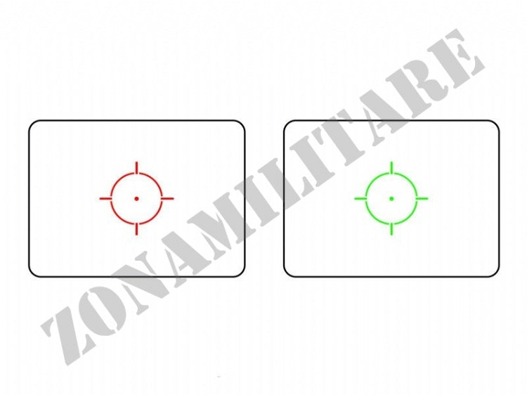 Mirino Olografico 556 Type Red Dot Sight Black