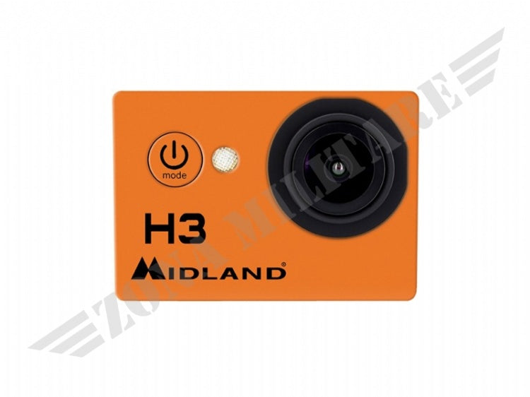 Videocamera Midland Modello H3 Orange Version
