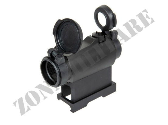 Red Dot TR02 Con Attacco Qd Riser NERO JJ AIRSOFT