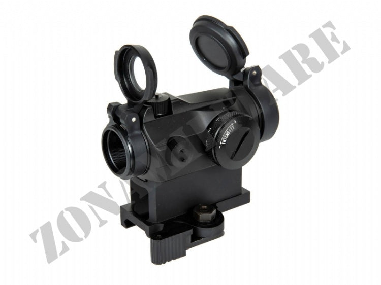 Red Dot TR02 Con Attacco Qd Riser NERO JJ AIRSOFT