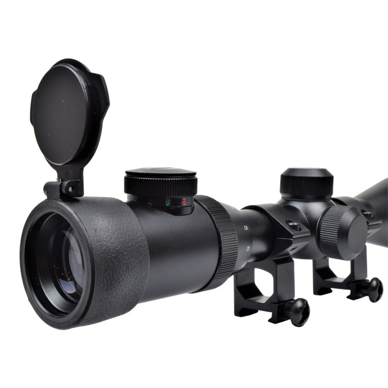 Ottica 3-9X40 Aogd Retroilluminata Con Anelli Nera JS TACTICAL