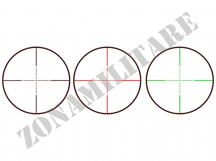Ottica Js Tactical 2.5-10X50 Eg Retroilluminata Con Anelli Nera