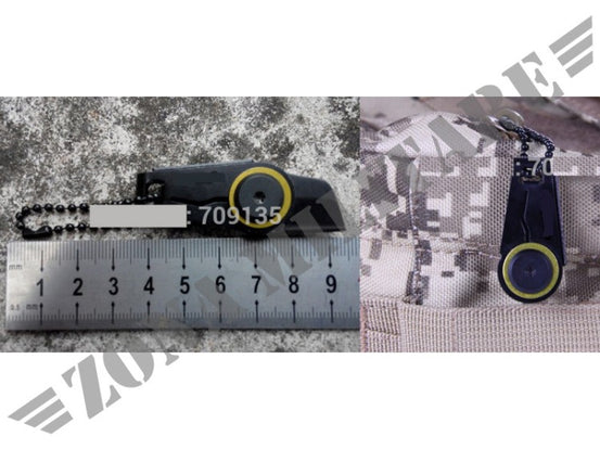 Coltello Mini Richiudibile Con Laccetto Per Zip