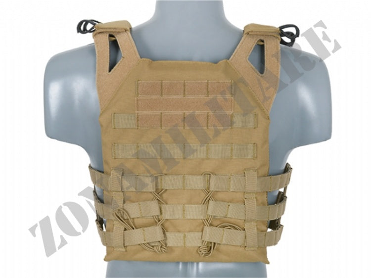 Tattico Jump Plate Carrier V2 With Dummy Sapi Plates Coyote 8 Fields