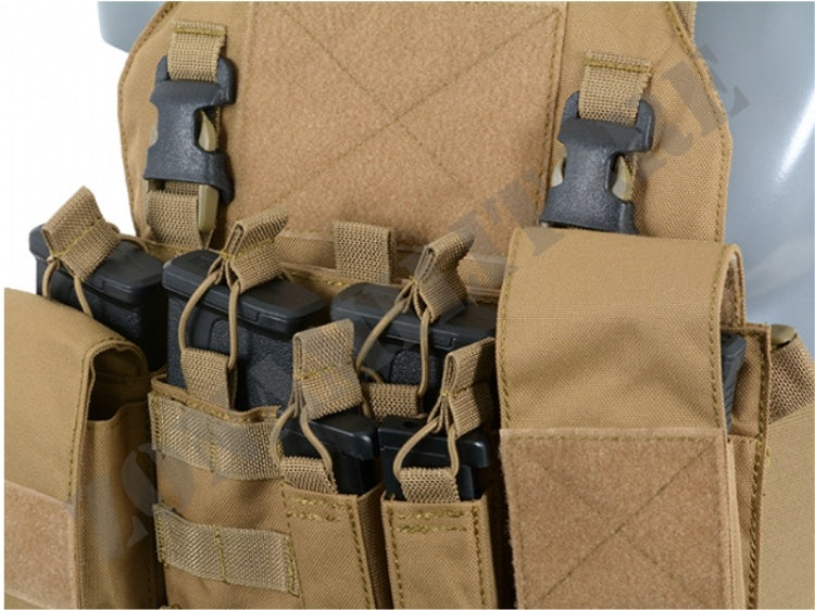 Tattico Buckle Up Chest Rig V3 Coyote 8 Fields