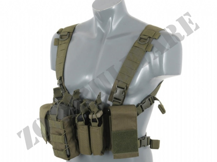 Tattico Compact Multi-Mission Chest Rig V3 Od Green 8 Fields