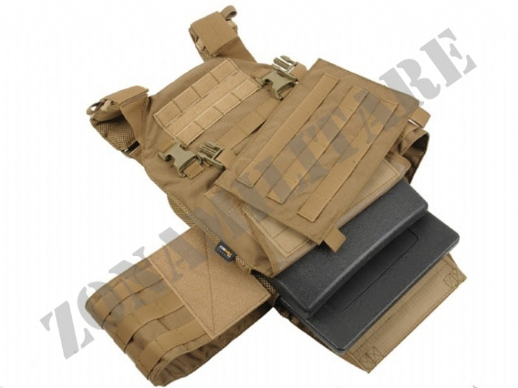 Tattico Buckle Up Assault Plate Carrier Cummerbund Coyote 8 Fields