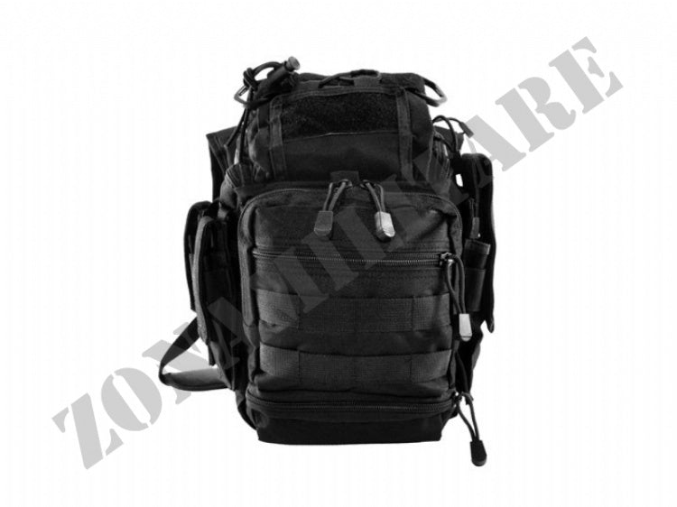 Borsello Tactical Ncstar In Pvc Nero Porta Pistola E Caricatori