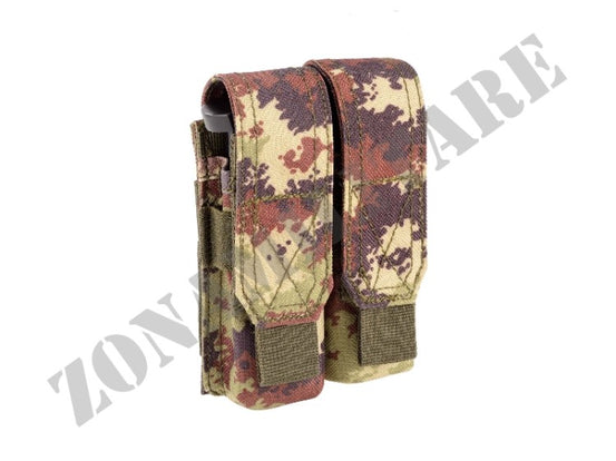 Porta Caricatore Double Pistol Pouch Outac Defcon 5 Vegetato Italiano