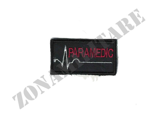 Patch Ricamata Paramedic Con Velcro