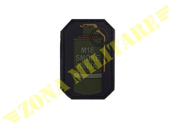 Patch Gommata M18 Smoke Granade Con Velcro