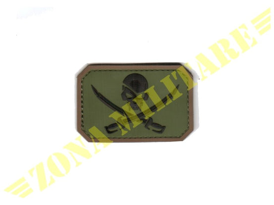 Patch Gommata Pirate Skull Od Green Version
