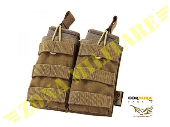 Porta Caricatori Doppio Flyye Universali Coyote Brown