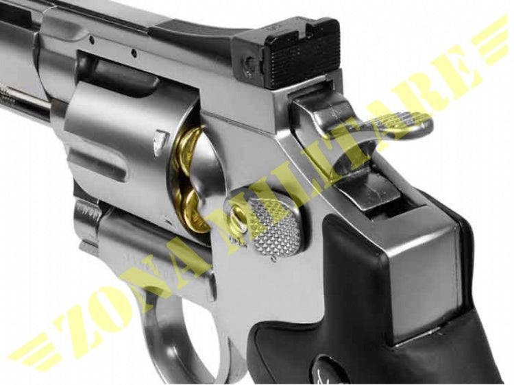 Revolver Dan Wesson 4 Inch Full Metal Co2 Chrome
