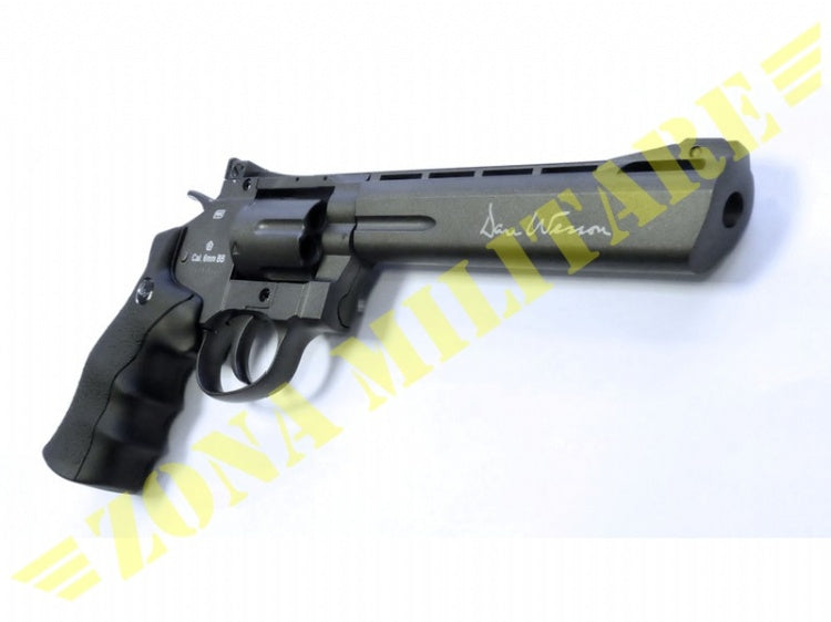 Revolver Dan Wesson 6 Inch Full Metal Co2 Black
