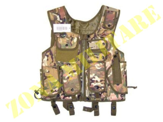 Tactical Vest Royal Cordura 7 Tasche Multicam
