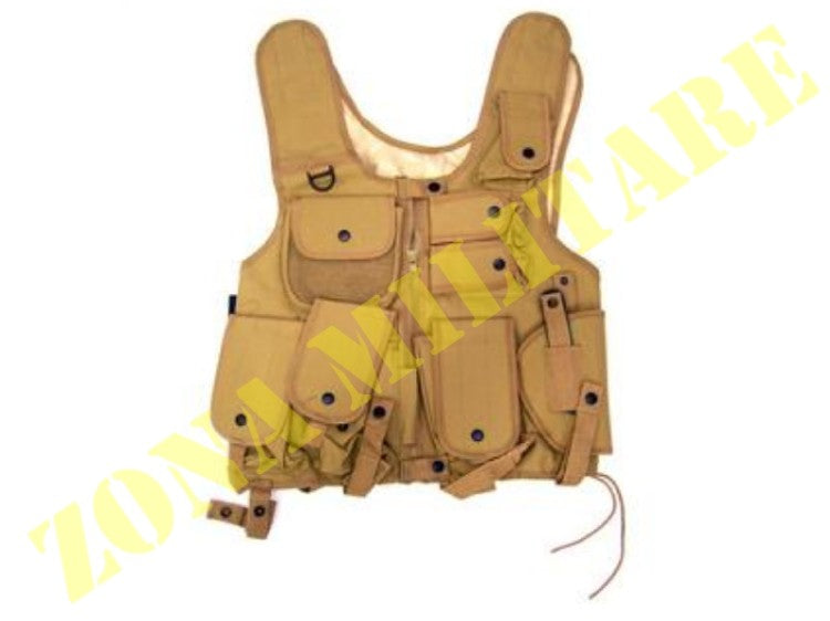 Tactical Vest Royal 7 Tasche Colorazione Tan