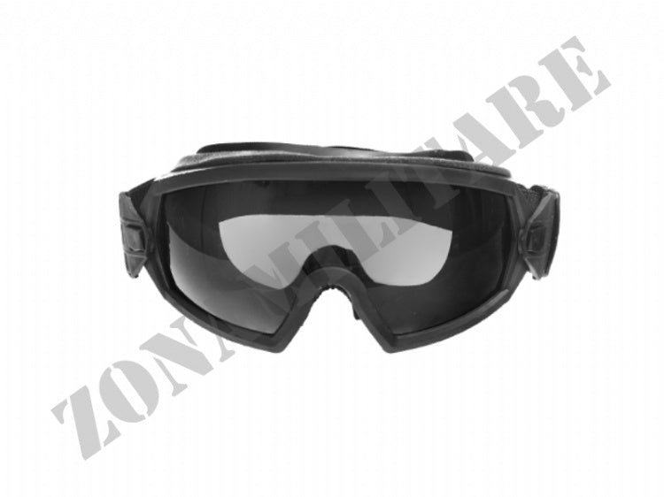 Occhiale Protettivo 2 Lenti Mod.2 Nero Fma
