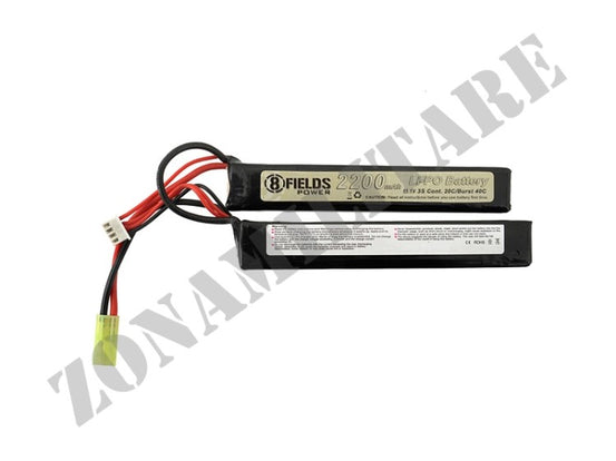 Batteria Lipo 7,4V 2200Mah 20C/40C 8 Fields
